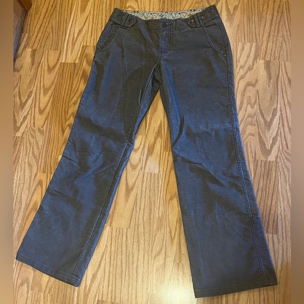 Dark Blue Tan Grey Corduroy UO / 70 UO Worldwide Pants Urban Outfitters sz 1